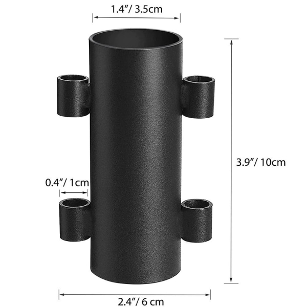 Camping Stång Hållare Stander Fast Clip Markis Tillbehör Utomhus - on stock