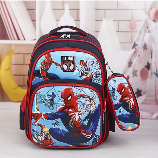Disney Spider-Man Skolväska Söt Frozen Skolväska Flickor Pojkar Vattentät Skolväska Grundskola Skolväska H - spot försäljning