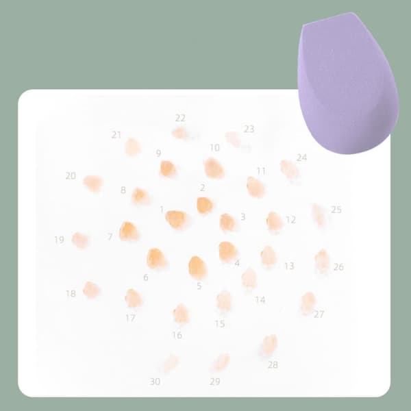 Skönhet Ägg Makeup Svamp RÖD - spot sales Red