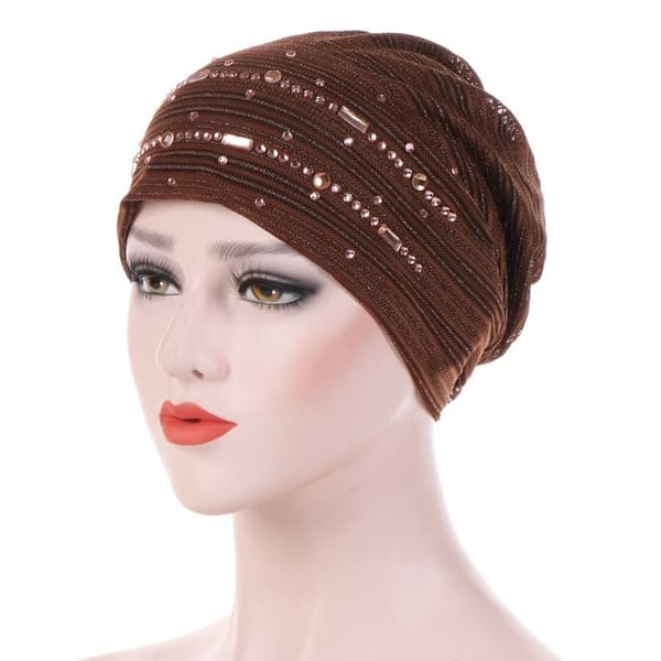 Turban Inner Hijab Caps COFFEE - varastossa coffee
