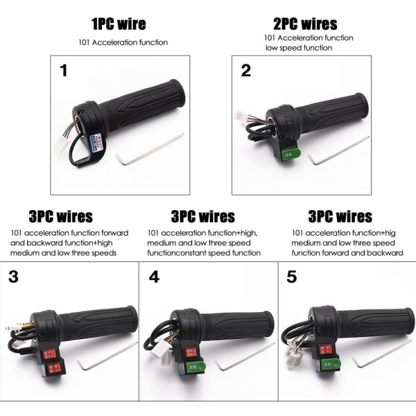 Speed Handlebar Throttle E-Bike Twist Throttle - spot sales 4