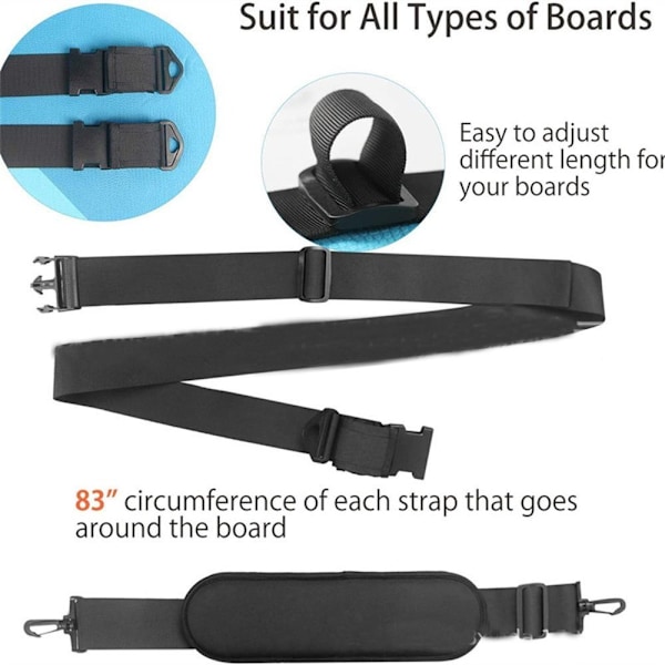 Surfbräda Bärremmar Paddle Board Carrier Axelrem - spot sales