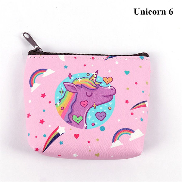 Unicorn myntväska Flamingo Mini-plånbok UNICORN 6 - high quality