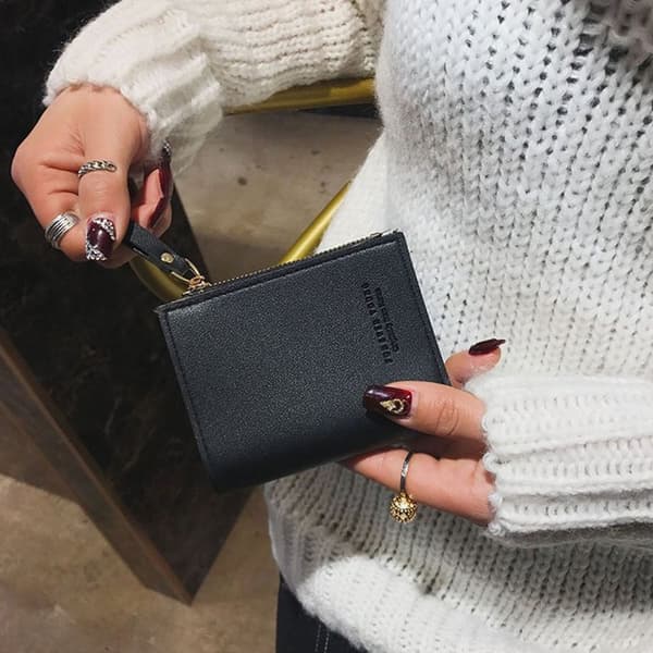 Card Wallet Small Wallet GREY - varastossa