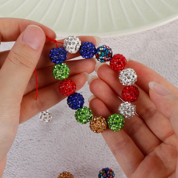 Vahva Joustava String Rannekoru Helminauha Crystal Thread 10M - varastossa