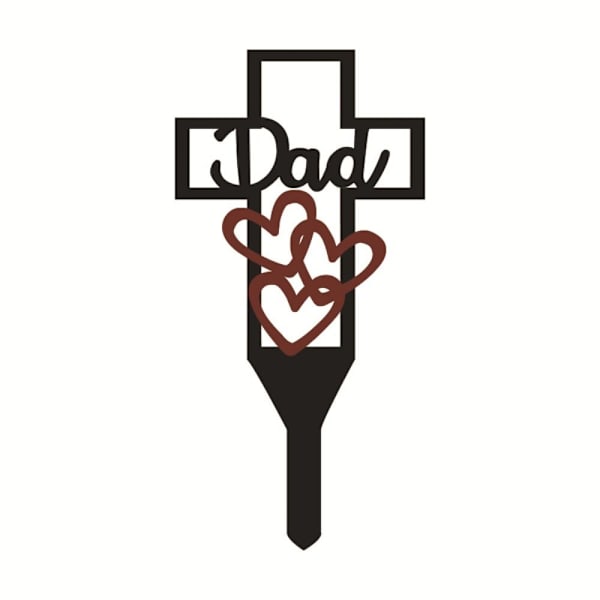 Metal Cross Stake Ground Stake - spot försäljning B