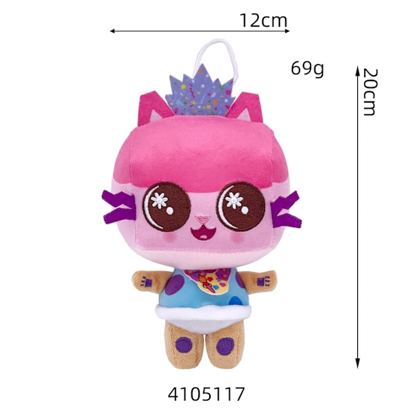 Gaby Doll House Merenneito Kissa Uusi Tuote Pehmolelu Merenneito kissa Mermaid cat