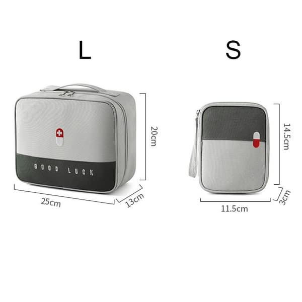 Case Kosmetisk organizer GRÅ - on stock Gray S