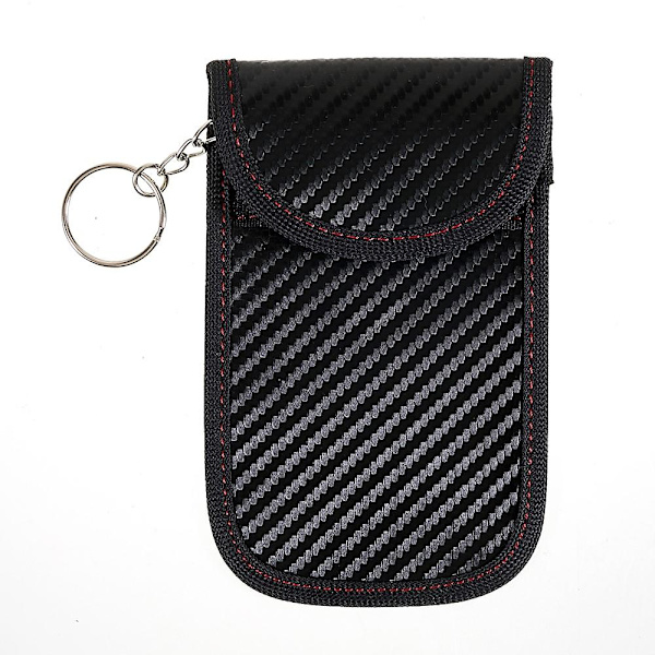 Bilnyckelskydd RFID Fodral Kolfibertextur - stock