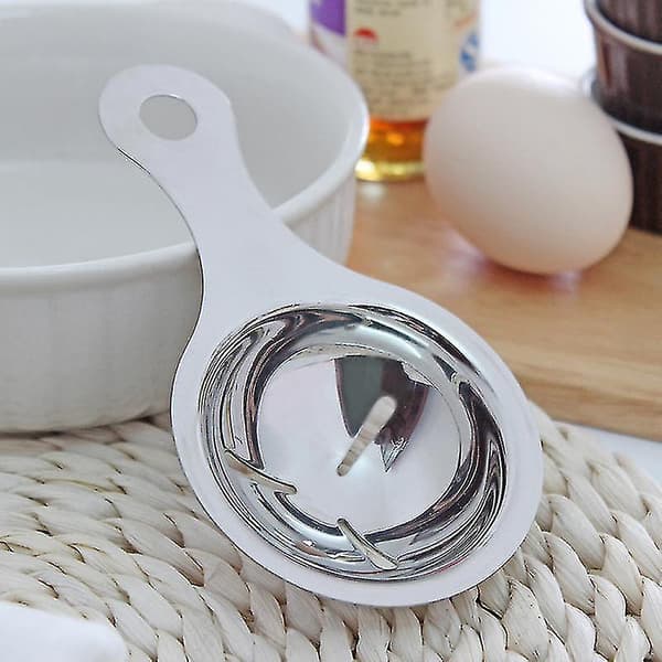 304 rostfritt stål Äggvit separator köksutrustning 1 bit silver - spot sales