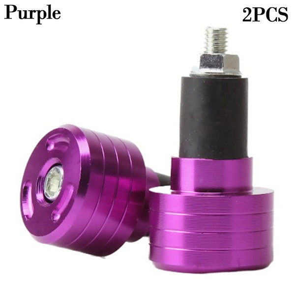 1 pari Universal Motorcycle Handle PURPLE - korkea laatu Purple