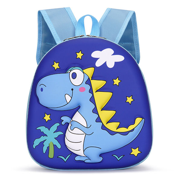 Kid Ryggsäck Tecknad Dinosaur Ryggsäck Dagis Skolväska - spot försäljning blue