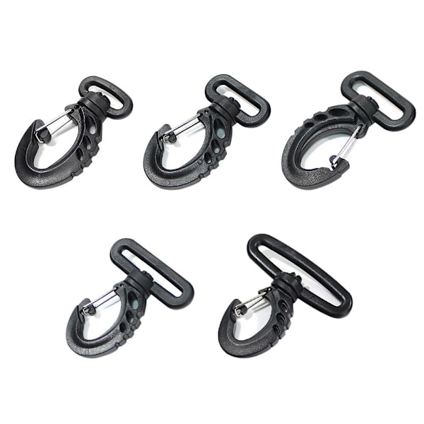5st Hummerkarbinfjäder Quickdraws Clip 60X36MM - on stock 60x36mm