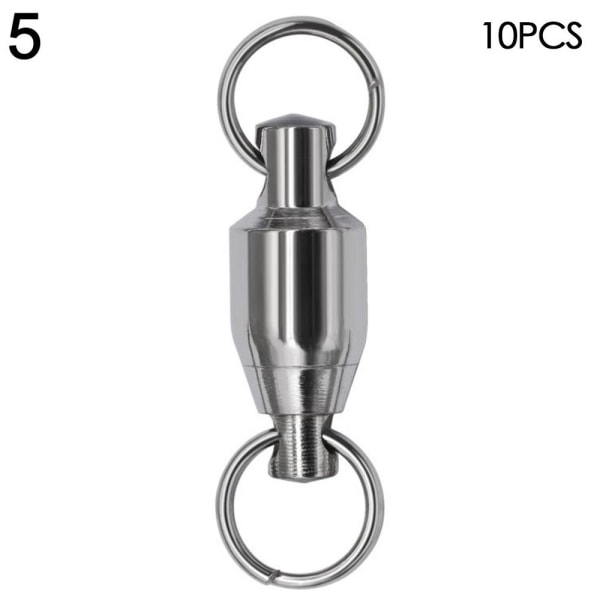 10 st Fishing Rolling Swivel Connector Heavy Duty Ball 5 - high quality 5