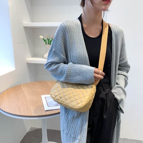 Mode axelväska PU-läderhandväskor - on stock khaki