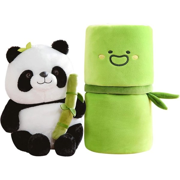 Panda plysch fylld leksak bambu - spot sales C