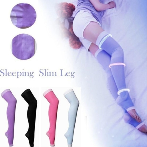 1Par Slimming Socks Slim Legging BLUE - spot-ale blue