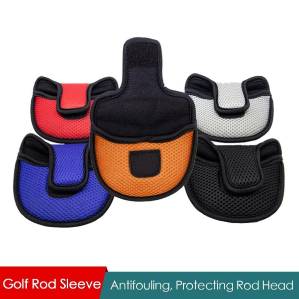 Golf Putter Head Cover Golf Club Head Covers SVART - on stock Black