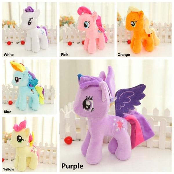 25cm My Little Pony Unicorn Toys BLUE - spot ale blue