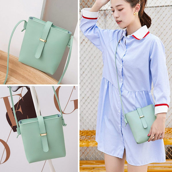 Naisten pieni olkalaukku Matkapuhelinlaukku Crossbody MUSTA - high quality black
