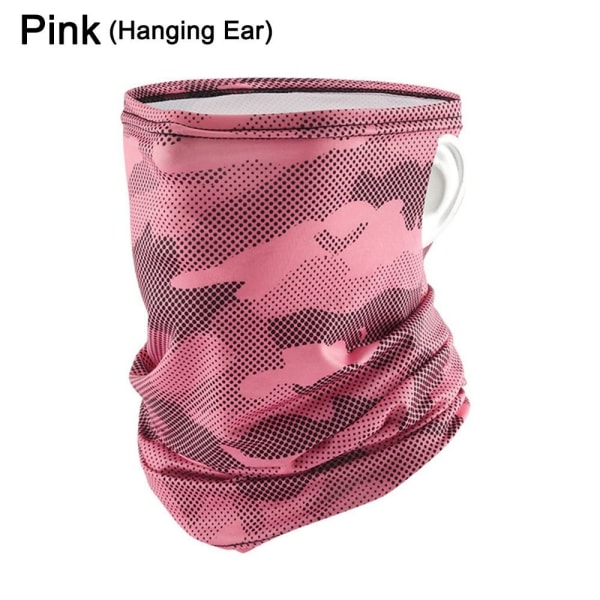 Kalastus Urheilu Puolinaamari Ratsastus Juoksuhuivi PINK ROIKKUVA KORVA - korkea laatu Pink Hanging Ear-Hanging Ear