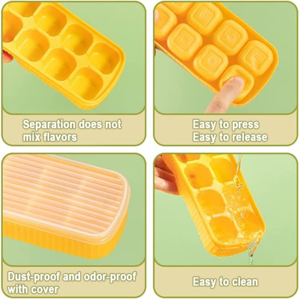 Ice Cube Brickor Ice Making Box BLÅ - high quality Blue