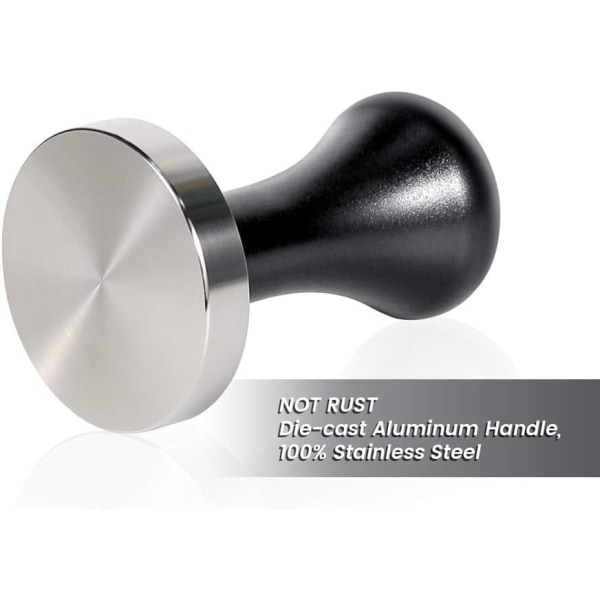 Kaffetamper (51 mm svart) - on stock