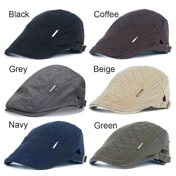 Flat Cap Beret BLACK - varastossa black
