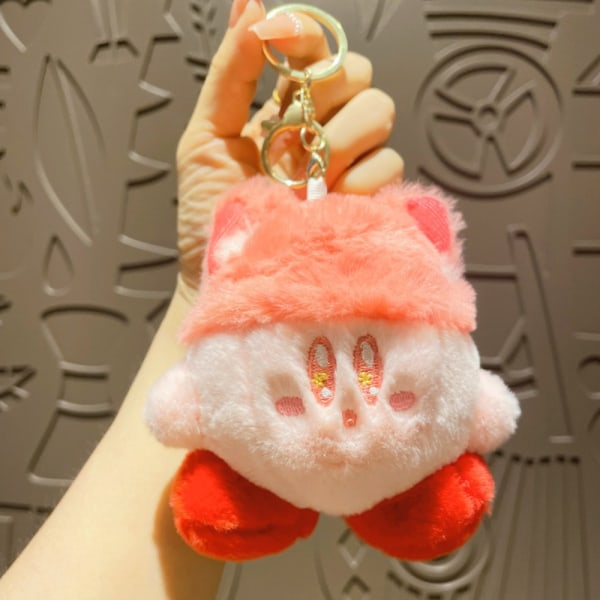 Kirby Keychain Anime Plush Key Chain - spot försäljning 4