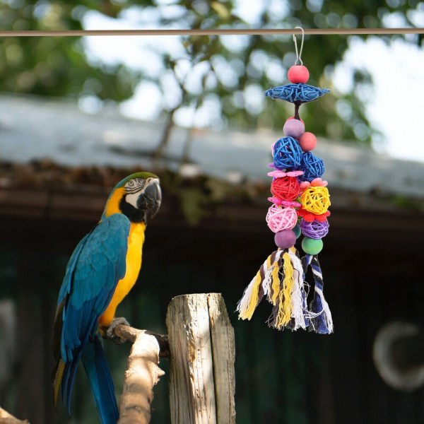 Parakit Tuggleksaker Parrot Swing Stand Parrot Leksaker - spot försäljning