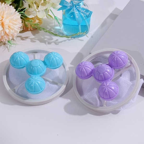 2KPL Vaatteiden pesupallo Siivouspallo PURPLE-A Purple-A - spot-myynti Purple-A