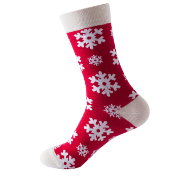 Jul Midi Strumpor Herr Damer Barn Träd Snöflinga Xmas Present - spot försäljning C