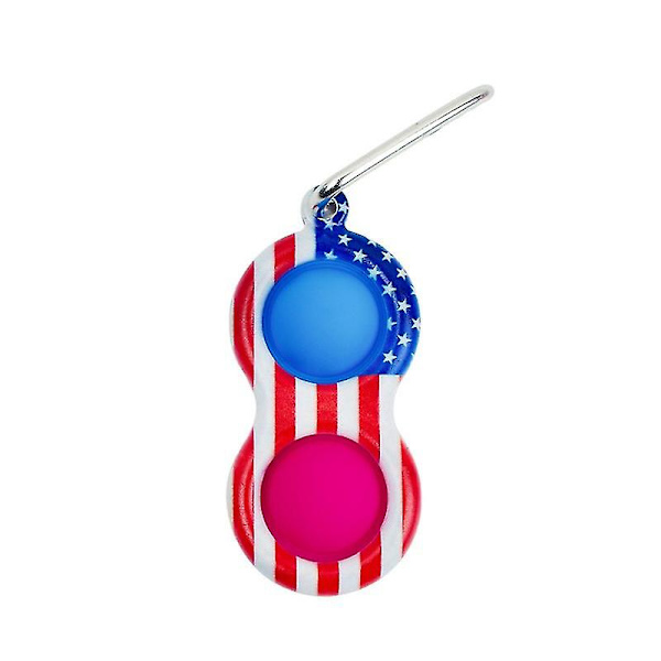 Bärbar Dimple Fidget Nyckelring Leksak Barn Stress relief och ångest Handleksaker - on stock