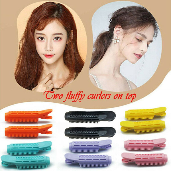 1/3 st Natural Fluffy Hair Clip Hair Root Curler BLUE-1 PCS - stock Blue-1 PCS