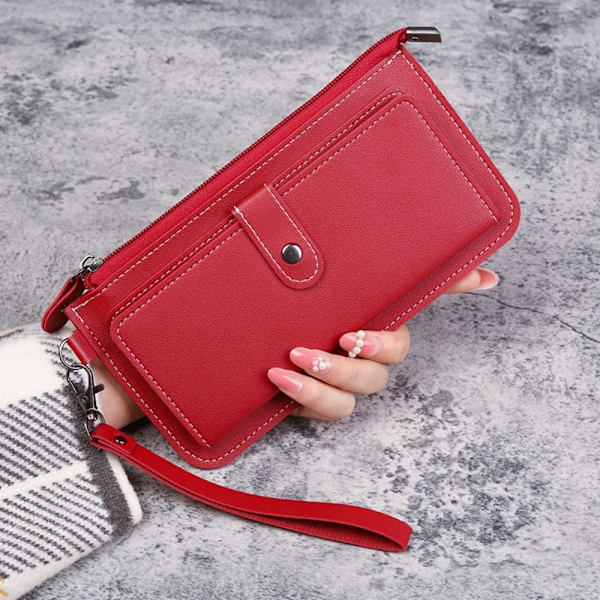 Slim Bifold Wallet Luottokorttikotelo WINE RED - spot-myynti Wine Red