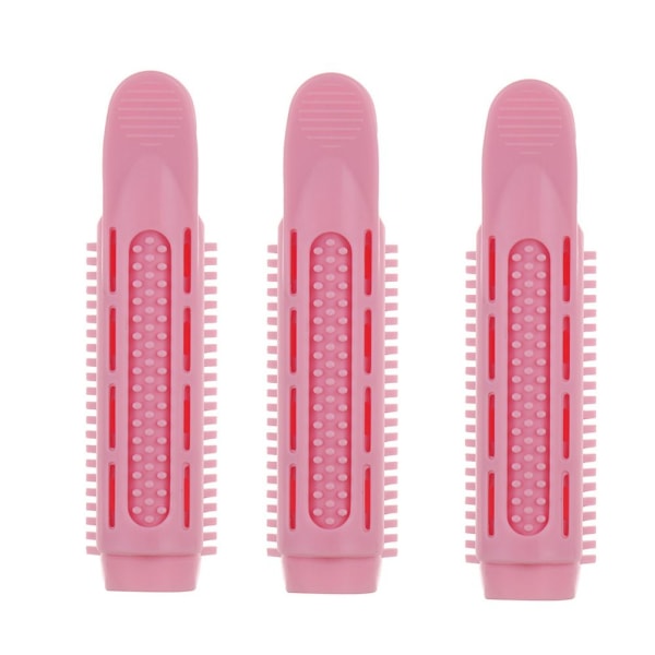 1/3 st Natural Fluffy Hair Clip Hair Root Curler PINK-3 PCS - on stock Pink-3 PCS