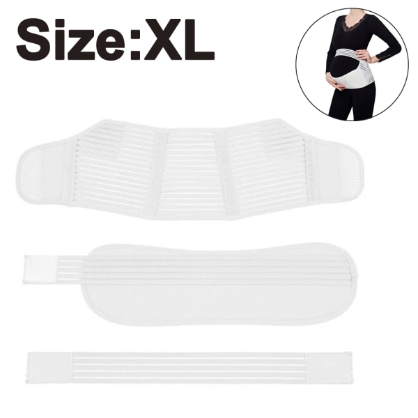 Graviditetsstöd Gravidbälte, Belly Brace, , - high quality White XL