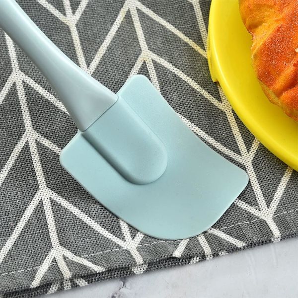 3 delar silikondegsskrapa, värmebeständig skrapa, non-stick elastiskt gummi med metallkärna - on stock