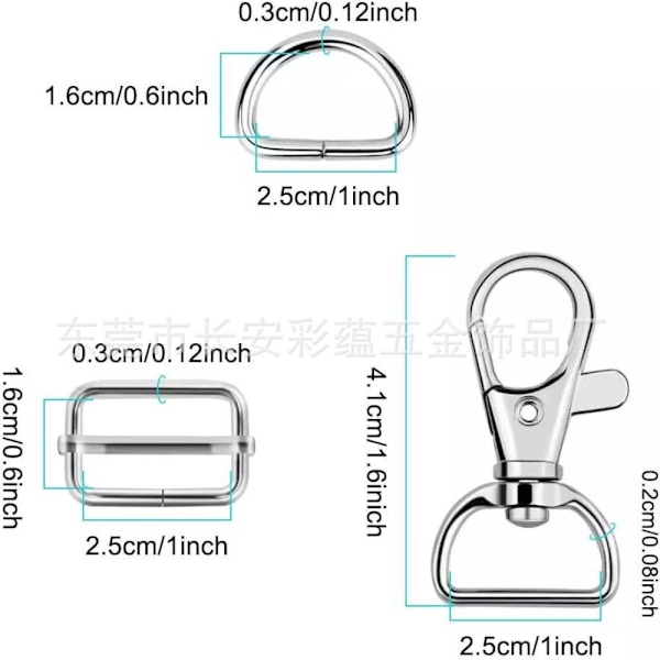 Handväska Hårdvara för Bag Making Handväska Lås Handväska Hardware Kit - on stock