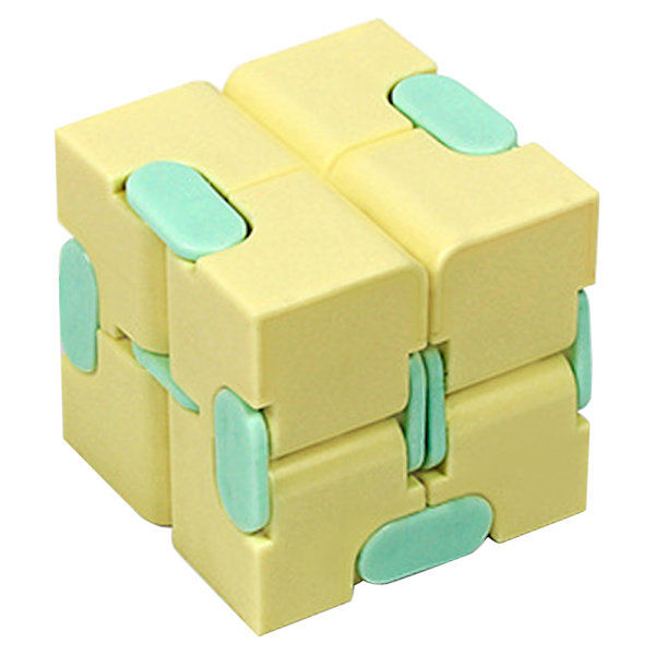 Infinity Cube Fidget Toy Magic Game lapsille ja aikuisille Mini - spot-myynti Yellow