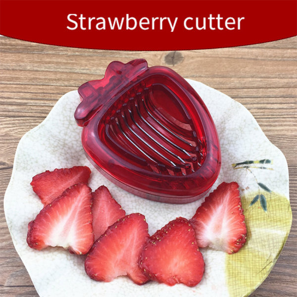 Strawberry Leave Huller Remover Fruit Corer Slicer Cutter Split - on stock