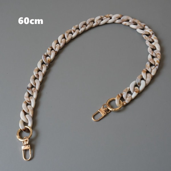 Akryylihartsilaukkuketjut Olkalaukun hihnat 60cm C - varastossa 60cm C