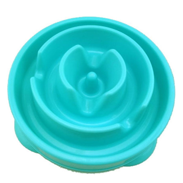Hidas syöttäjä koiran kulhot Slow Down Eating Feeder SININEN - korkea laatu Blue