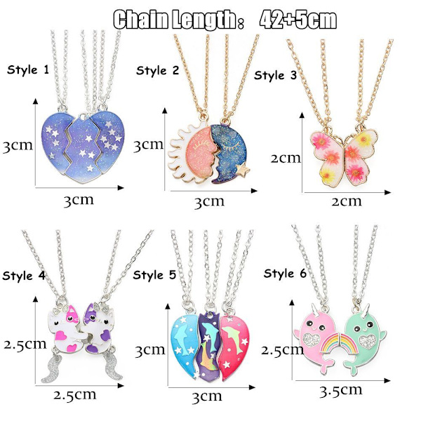 BFF kaulakoru Friendship Jewelry STYLE 4 - korkea laatu Style 4