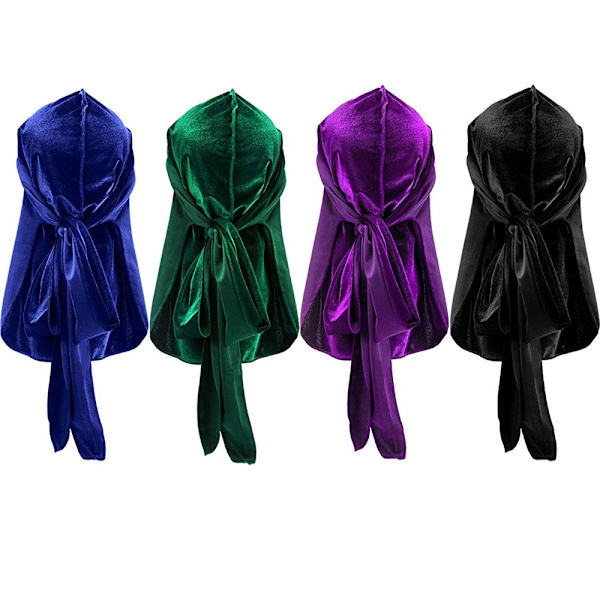 1st Durags Caps Bandana Hat VIHREÄ - varastossa