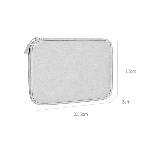 Bärbar digital USB laddare Kablar Förvaringsväskor GRÅ - high quality grey