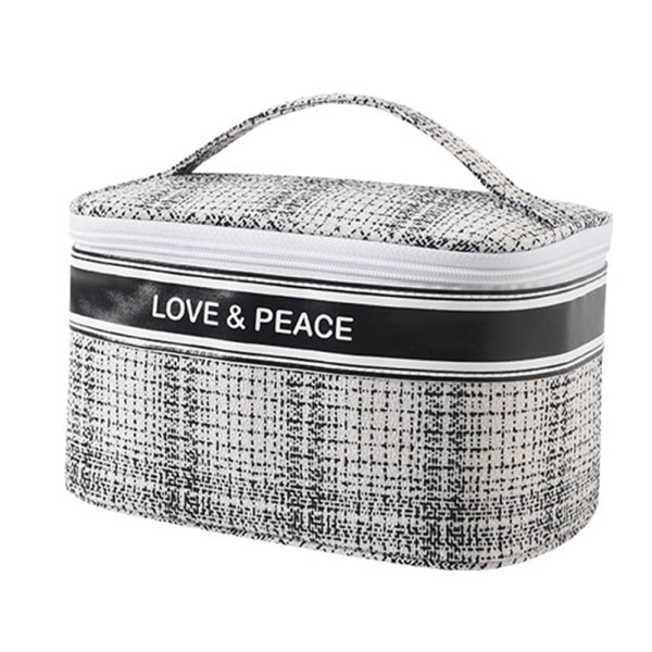 Kvinnor Make Up Bag Case Resor Kosmetisk Organizer - stock White
