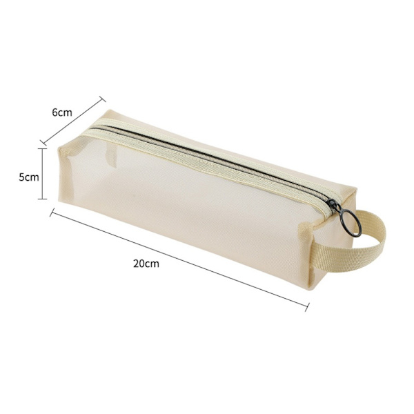 1 kpl Matkakosmetiikkapussi Meikkipussi BEIGE M - spot-myynti Beige M-M