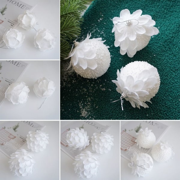 2/3 kpl jouluriippuva pallo joulukuusenkoristelu 10cm3-2kpl 10cm - varastossa 10cm3-2pcs