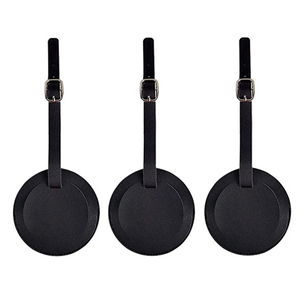 Resbagageetiketter Resväska Identifieringsetikett SVART - on stock black